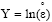 Y=ln(epsilon degree)